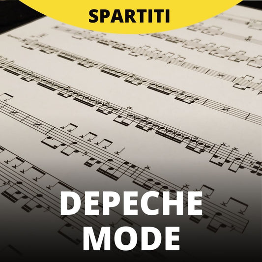 Depeche Mode - Never let me down again (drum sheet music)