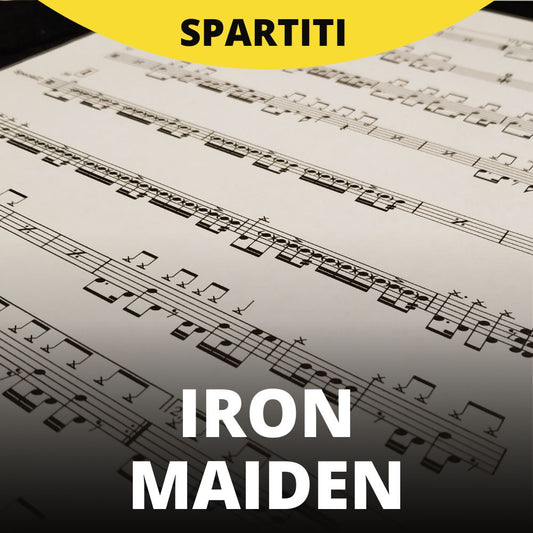 Iron Maiden - The number of the beast (drum sheet music)