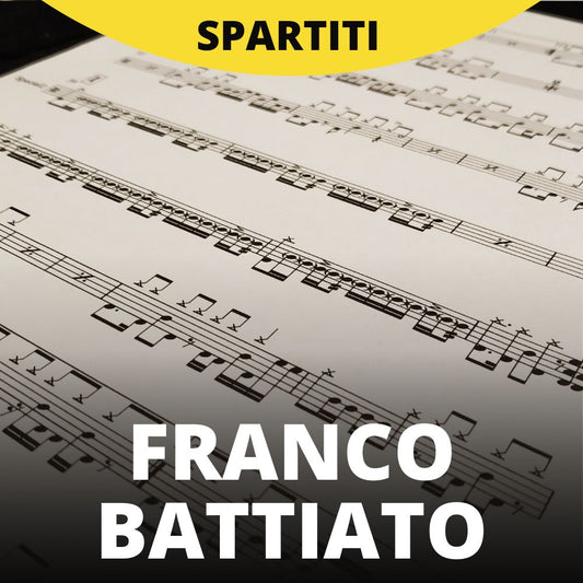 Franco Battiato - Centro di gravità permanente -Live (drum sheet music)