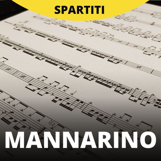 Mannarino - Me So' Mbriacato (drum sheet music)