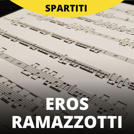 Eros Ramazzotti - più bella cosa (drum sheet music)