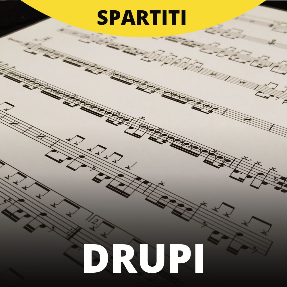 Drupi - Piccola e fragile (Live) (drum sheet music)