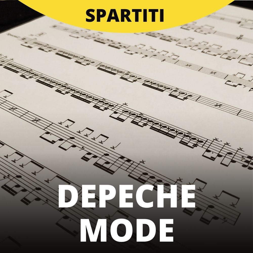 Depeche Mode - Personal jesus (live on Letterman) (drum sheet music)