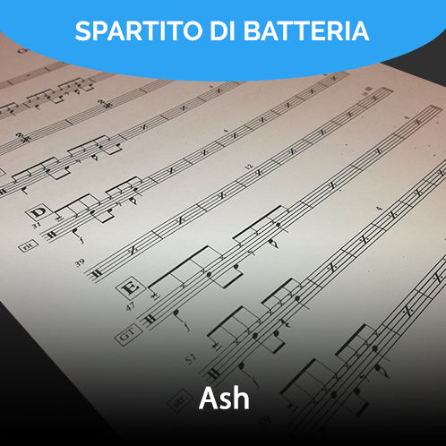 Ash - Shining light (drum sheet music)