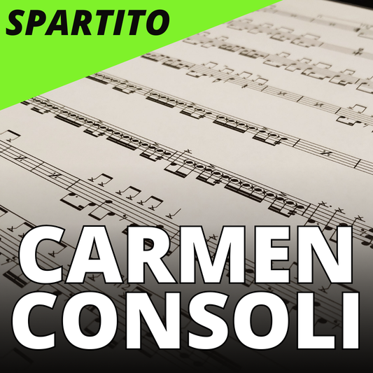 Carmen Consoli - Amore di plastica (drum sheet music)