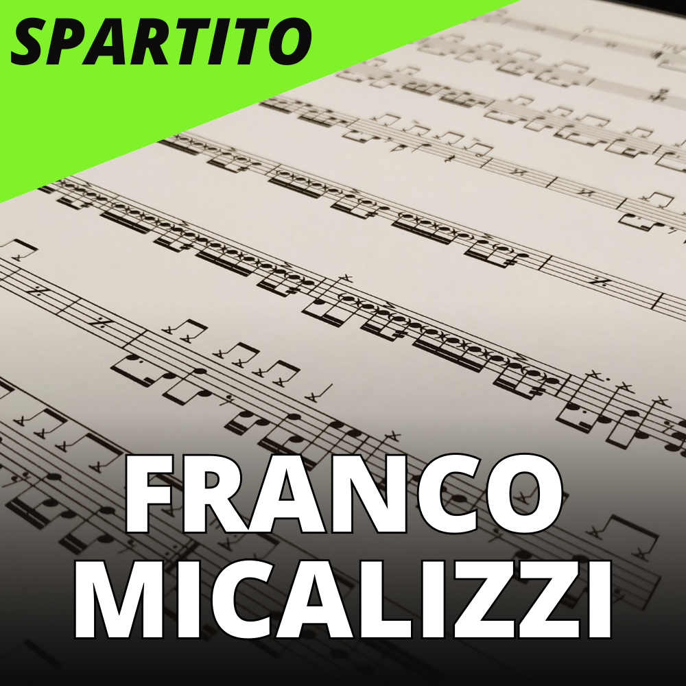 Franco Micalizzi - Lo chiamavano Trinità (drum sheet music)