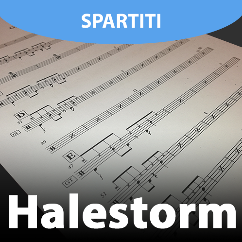 Halestorm - Familiar taste of poison (drum sheet music)