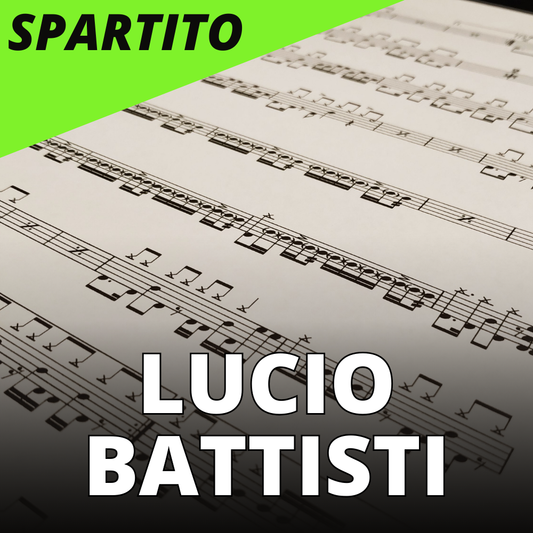 Lucio Battisti - Il mio canto libero (drum sheet music)