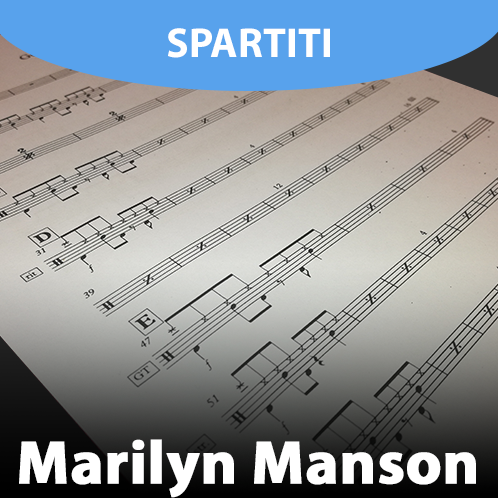 Marilyn Manson - Coma White (drum sheet music)