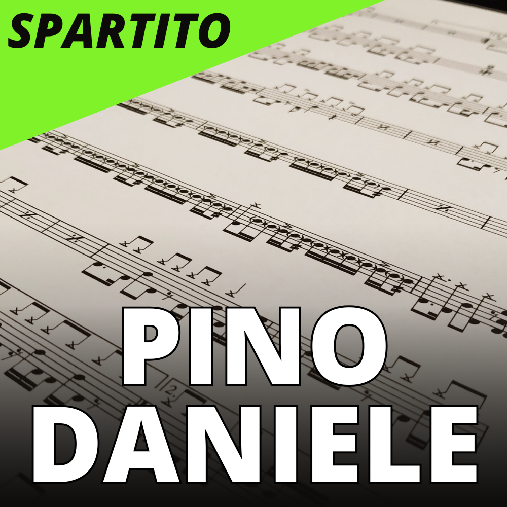 Pino Daniele - Chill' è nu buono guaglione (drum sheet music)