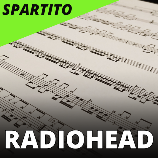 Radiohead - Electioneering (drum sheet music)