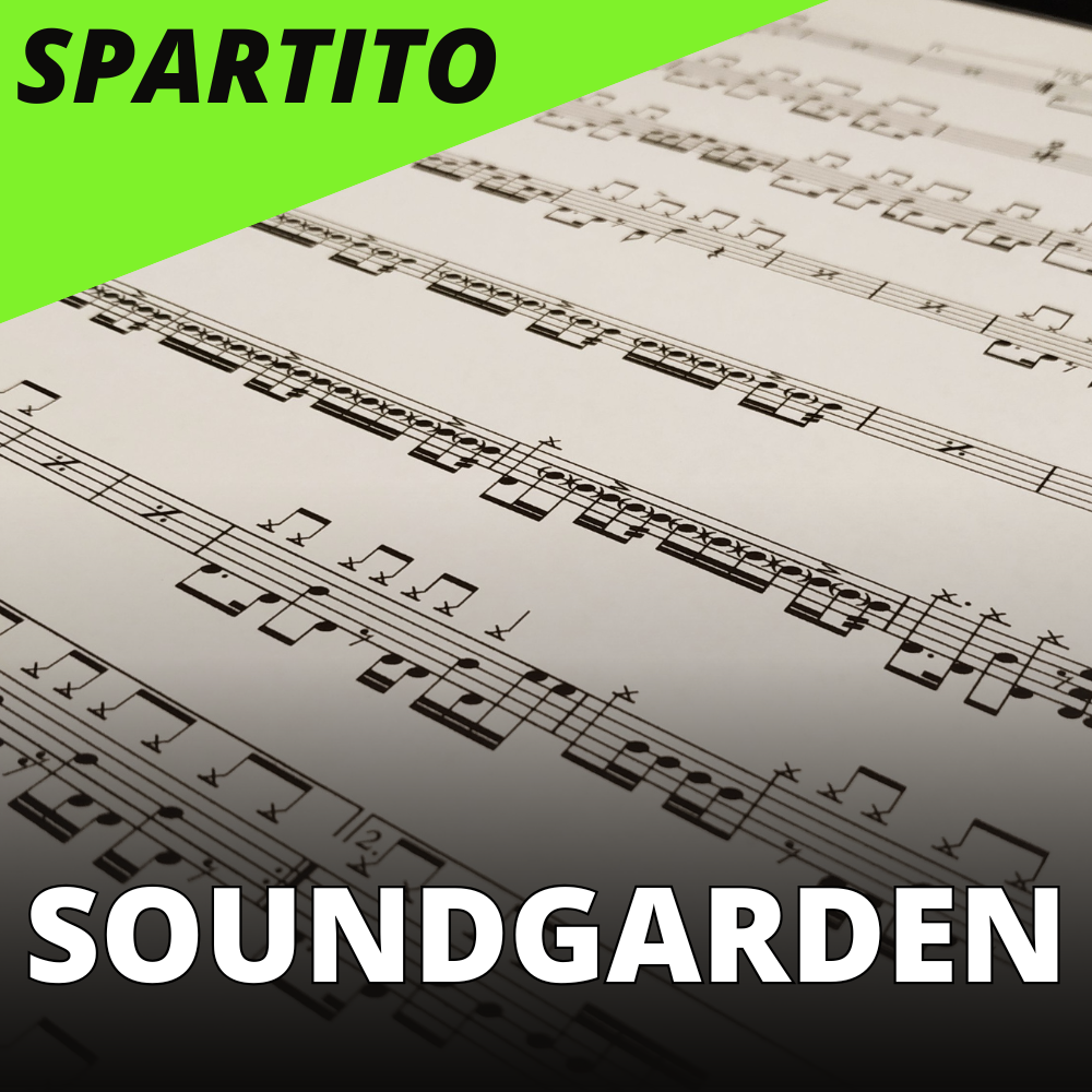 Soundgarden - Black hole sun (drum sheet music)