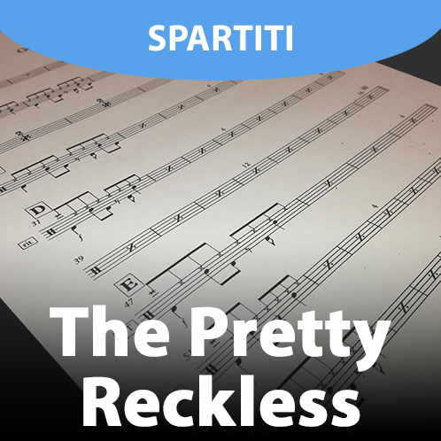 The Pretty Reckless - Take me down (drum sheet music)